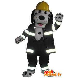 Mascot Dalmatian palomies, amerikkalainen palomies puku - MASFR001744 - koira Maskotteja