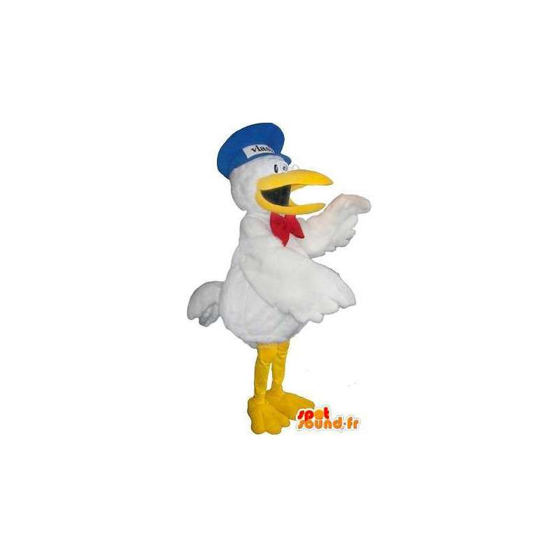Fator Toucan Mascot segurando disfarce pássaro - MASFR001747 - aves mascote