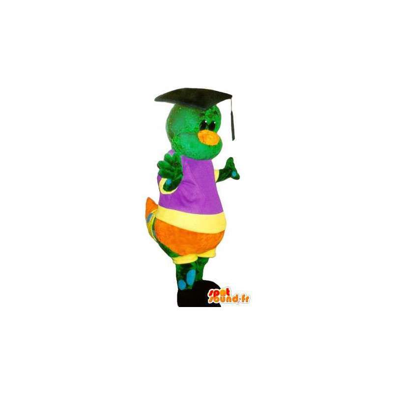 Graduate rups mascotte, kleurrijk insect vermomming - MASFR001748 - mascottes Insect