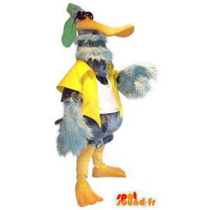 Mascotte de canard au look de star, déguisement de canard - MASFR001751 - Mascotte de canards
