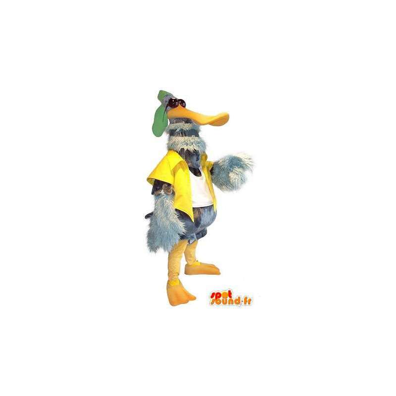 Mirada de la mascota de la estrella de pato, pato de vestuario - MASFR001751 - Mascota de los patos