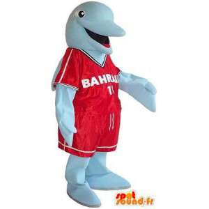 Dolphin mascota en equipo de los deportes, partido traje - MASFR001755 - Delfín mascota