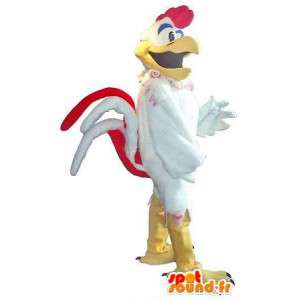 Hahn-Maskottchen-Kostüm wie Rockstar Rock & Roll - MASFR001762 - Maskottchen der Hennen huhn Hahn