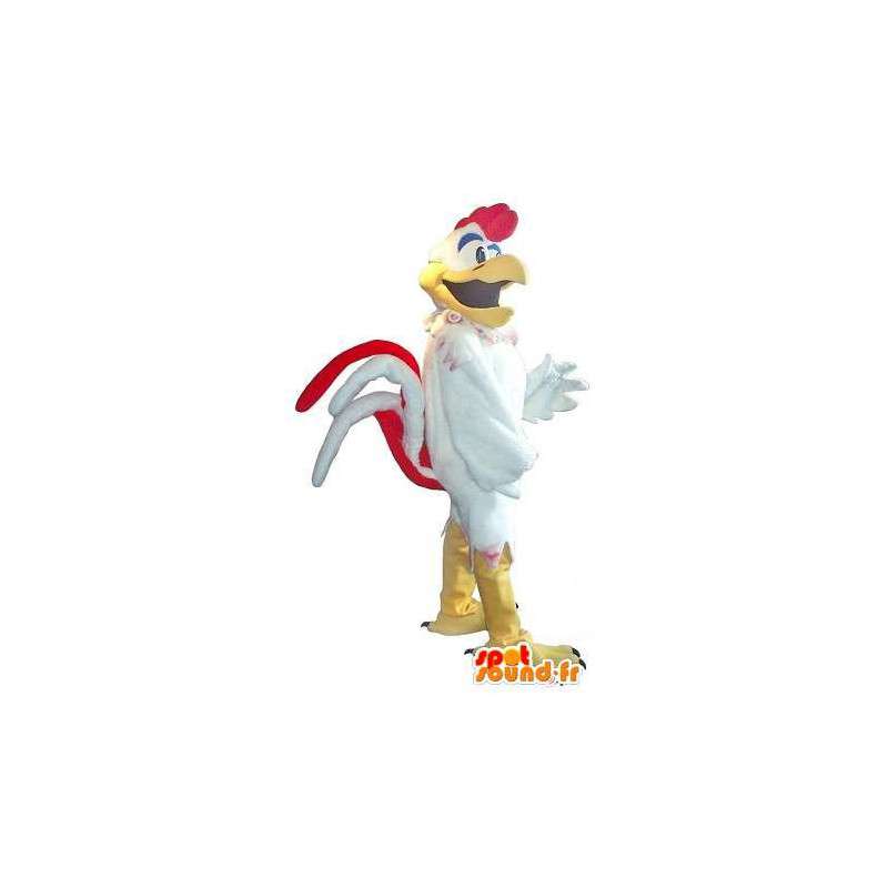 Gallo-mascota como estrella de rock traje de rock & roll - MASFR001762 - Mascota de gallinas pollo gallo