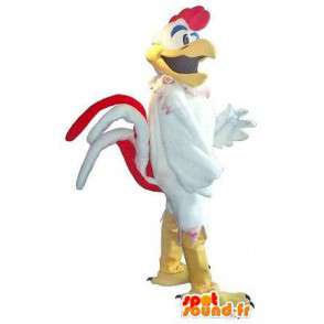 Gallo-mascota como estrella de rock traje de rock & roll - MASFR001762 - Mascota de gallinas pollo gallo