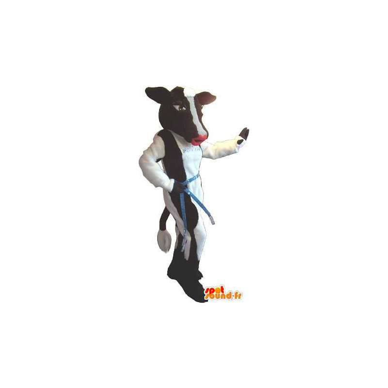 Koe mascotte te kijken mannequin, koekostuum - MASFR001768 - koe Mascottes