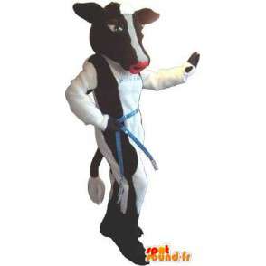 Mucca mascotte che sembra un manichino, costume da mucca - MASFR001768 - Mucca mascotte