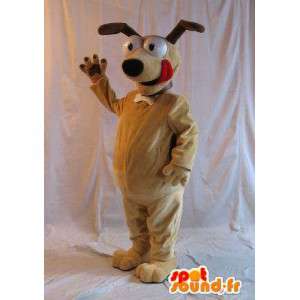 Mascot av en hund på oppmerksomhet, canine drakt - MASFR001787 - Dog Maskoter