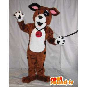Mascotte de peluche de chien, déguisement de chien - MASFR001789 - Mascottes de chien