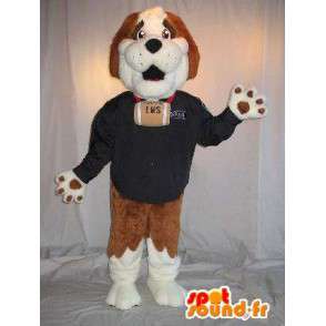 Rappresentando una mascotte San Bernardo bagnino costume - MASFR001798 - Mascotte cane