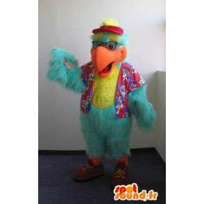 Mascotte de perroquet touriste, déguisement d'oiseau - MASFR001822 - Mascotte d'oiseaux