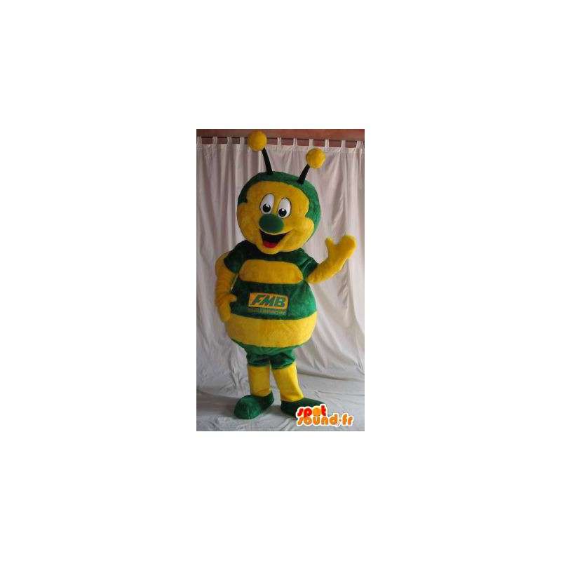 Ladybug mascot yellow and green costume insect - MASFR001831 - Mascots insect