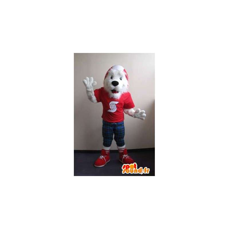 Mascot plugget fox terrier, hund drakt - MASFR001832 - Dog Maskoter