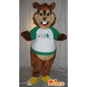 Bruin knaagdier mascotte eekhoorn kostuum - MASFR001849 - mascottes Squirrel