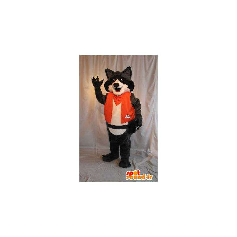 Fox Mascot oransje kjeledress, rev kostyme - MASFR001876 - Fox Maskoter