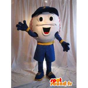 Mascotte de personnage balle de baseball, déguisement de balle - MASFR001878 - Mascotte sportives