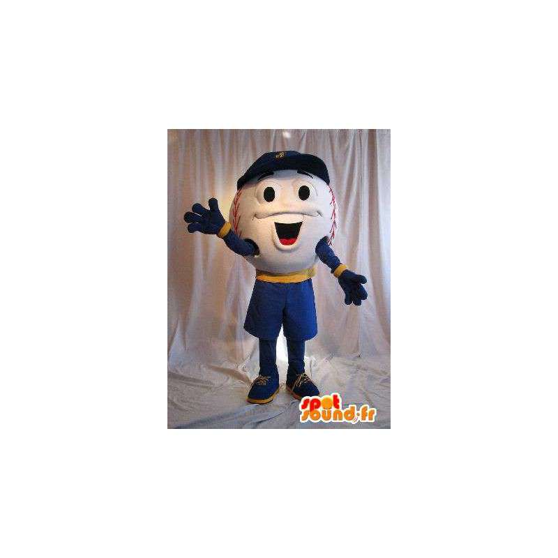 Honkbal karakter mascotte kostuum bal - MASFR001878 - sporten mascotte