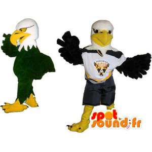 Jogador de futebol fantasia de mascote águia US Sports - MASFR001883 - aves mascote