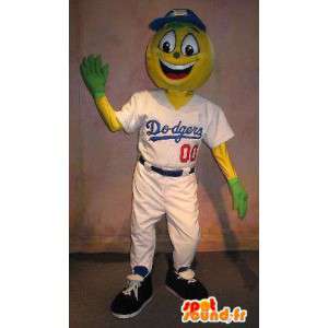 Dodgers spelarmaskot, basebolldräkt - Spotsound maskot
