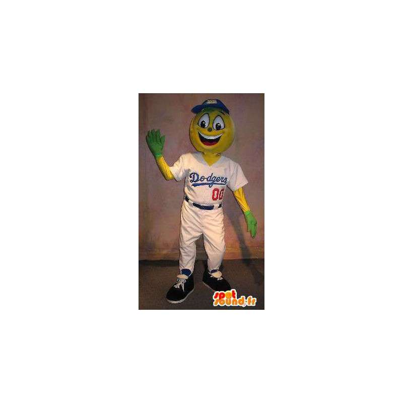 Dodgers spelarmaskot, basebolldräkt - Spotsound maskot