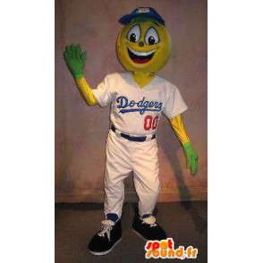 Jogador Mascot Dodgers disfarce de beisebol - MASFR001908 - mascote esportes