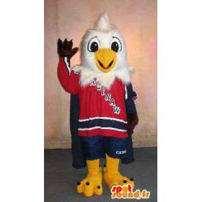 Mascotte Eagle in abito sportivo, giocattolo costume - MASFR001912 - Mascotte sport