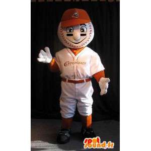 Maskot hlava koule hráč, baseball převlek - MASFR001914 - sportovní maskot