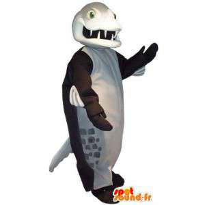 Fish-monster mascot costume sea monster - MASFR001917 - Mascots sea monster