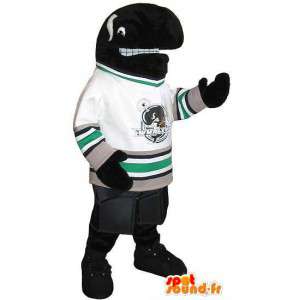 Maskot fotballspiller Orca, idrett forkledning USA - MASFR001933 - sport maskot