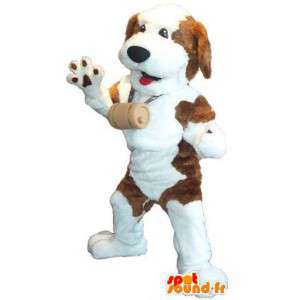 Mascotte Αγίου Βερνάρδου κοστούμι βουνό σκύλου - MASFR001935 - Μασκότ Dog