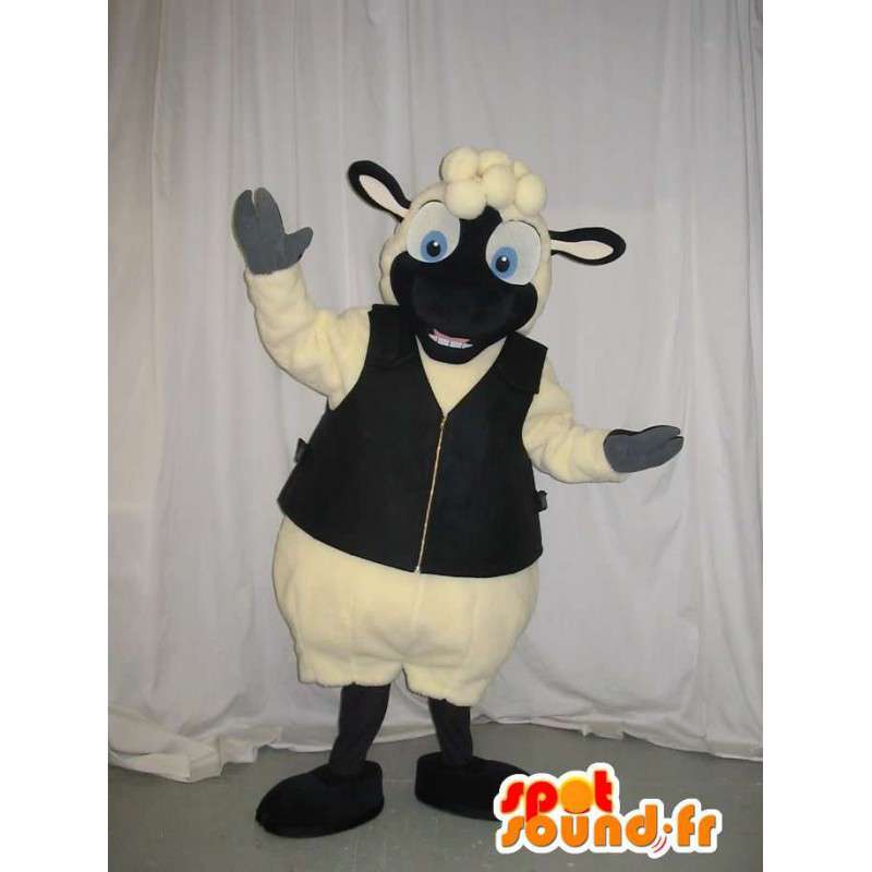 Mascot sheep vest, sheep costume - MASFR001939 - Mascots sheep