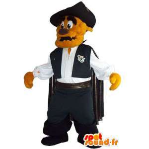 Mascot die einen Hund Kap Kostüm Bürgerwehr - MASFR001943 - Hund-Maskottchen