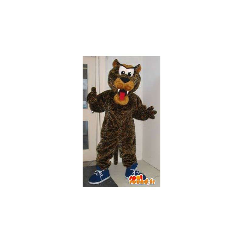 Mascot representerer en leopard hund, plysj drakt - MASFR001972 - Dog Maskoter