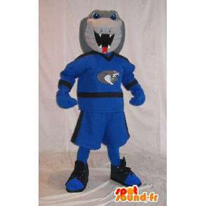 Mascot cobra en traje deportivo, serpiente de vestuario - MASFR001977 - Mascota de deportes