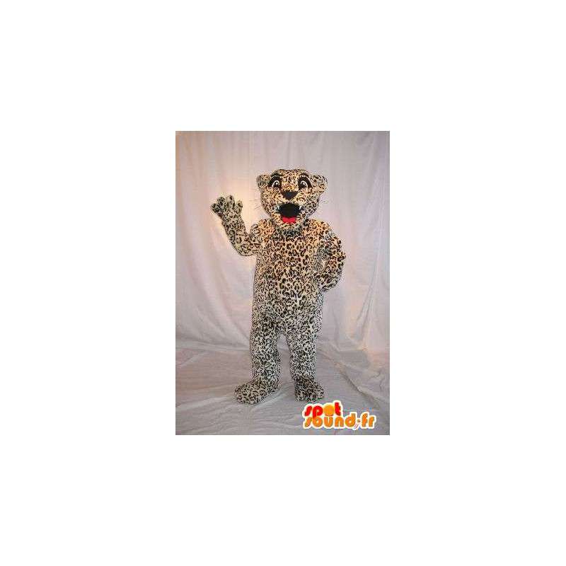 Mascot van een schattig klein cheetah kostuum kind  - MASFR001985 - mascottes Child