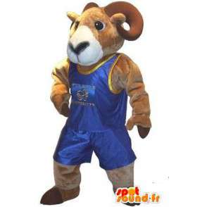 Mascot que representa una batalla ram luchador traje - MASFR001987 - Mascota de toro