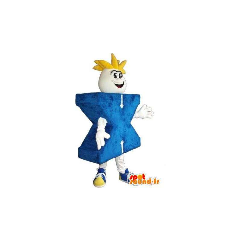 Mascotte is de letter X, vermomming letter X - MASFR001990 - Niet-ingedeelde Mascottes