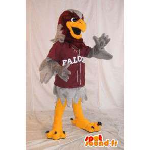 Representing a gray eagle mascot sports, sports disguise - MASFR001997 - Mascot of birds