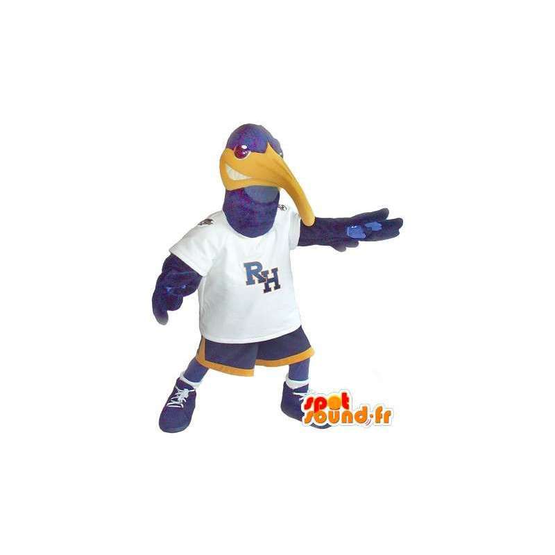 En representación de un deportivo de la mascota del pato, disfraz deporte - MASFR002007 - Mascota de los patos