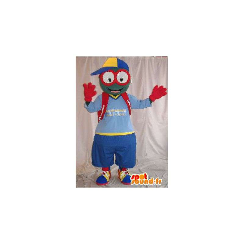 Mascot liten mann med briller, skole forkledning - MASFR002015 - Man Maskoter