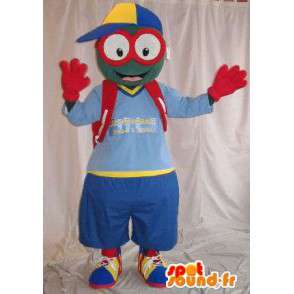 Mascot merry bespectacled schoolboy disguise - MASFR002015 - Human mascots