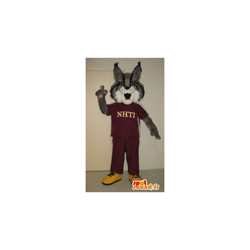 Fox mascot in sports outfit, costume fox sports - MASFR002025 - Mascots Fox