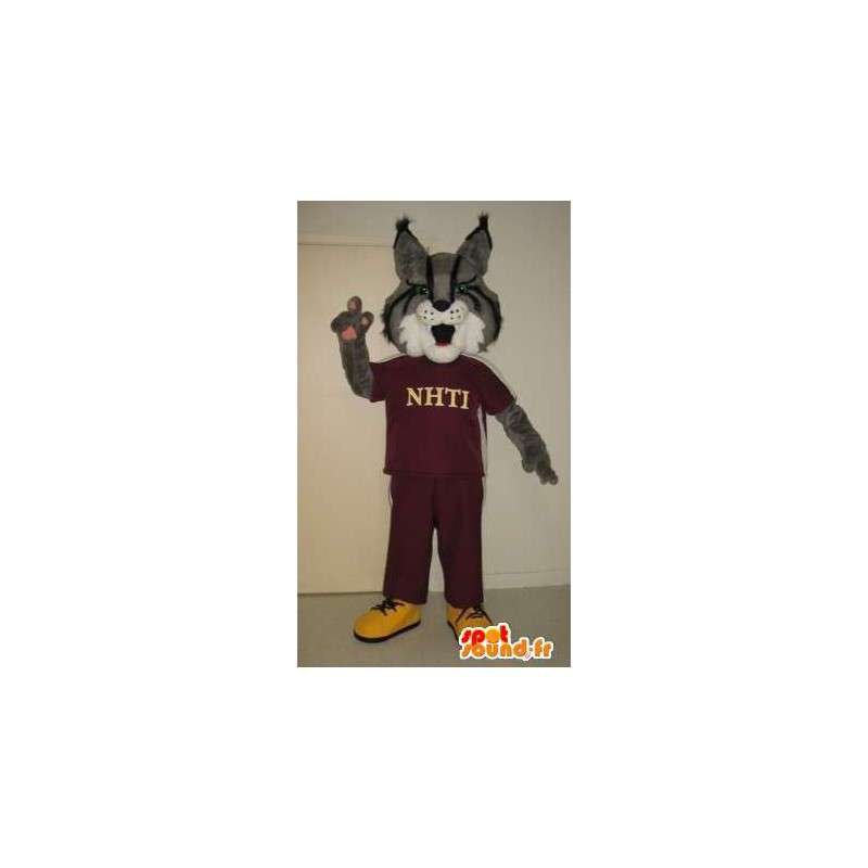 Mascotte de renard en tenue sport, déguisement renard sportif - MASFR002025 - Mascottes Renard