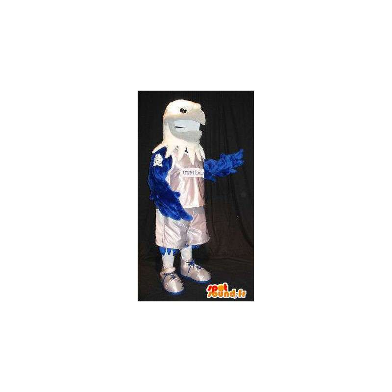 Mascot representando um jogador de basquete águia, disfarçado de basquete - MASFR002026 - aves mascote