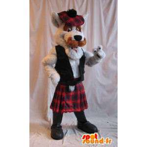 Scottish terrier maskot, skotsk hunddräkt - Spotsound maskot