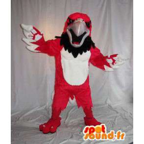 Rappresentazione di un aquila mascotte costume rosso uccello - MASFR002028 - Mascotte degli uccelli