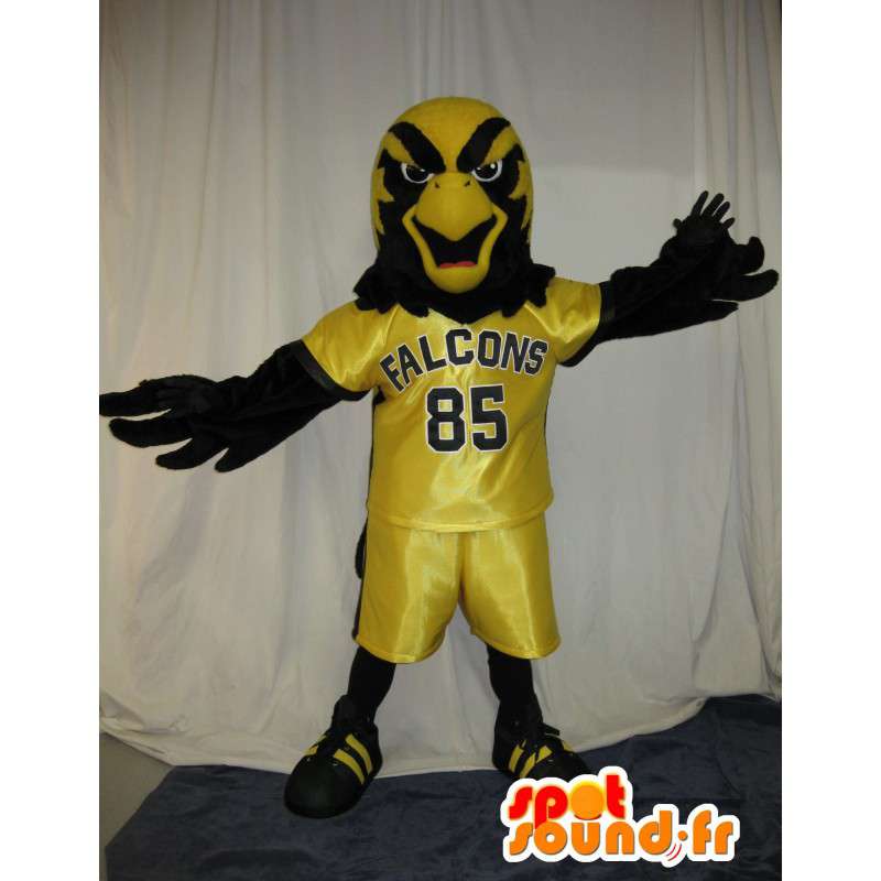 Mascot Falcon jalkapallo, jalkapallo naamioida - MASFR002039 - maskotti lintuja