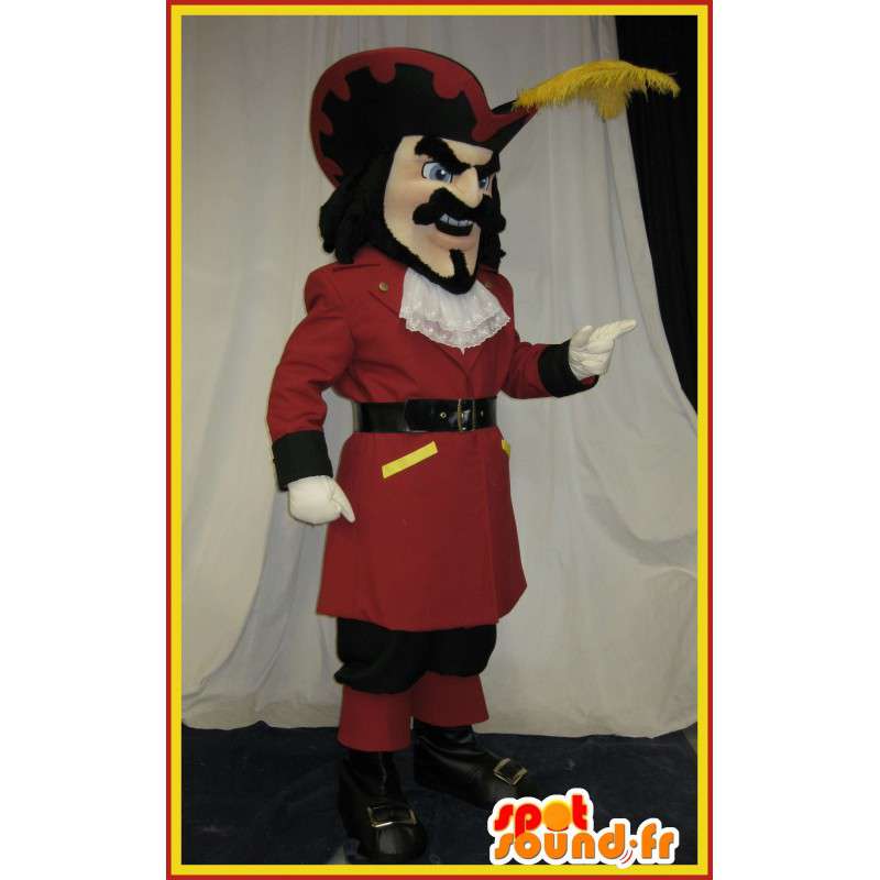 Gentleman mascotte del costume storico del 17 ° secolo - MASFR002046 - Umani mascotte