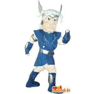 Mascot representando um guerreiro gaulês, traje histórico - MASFR002056 - cavaleiros mascotes