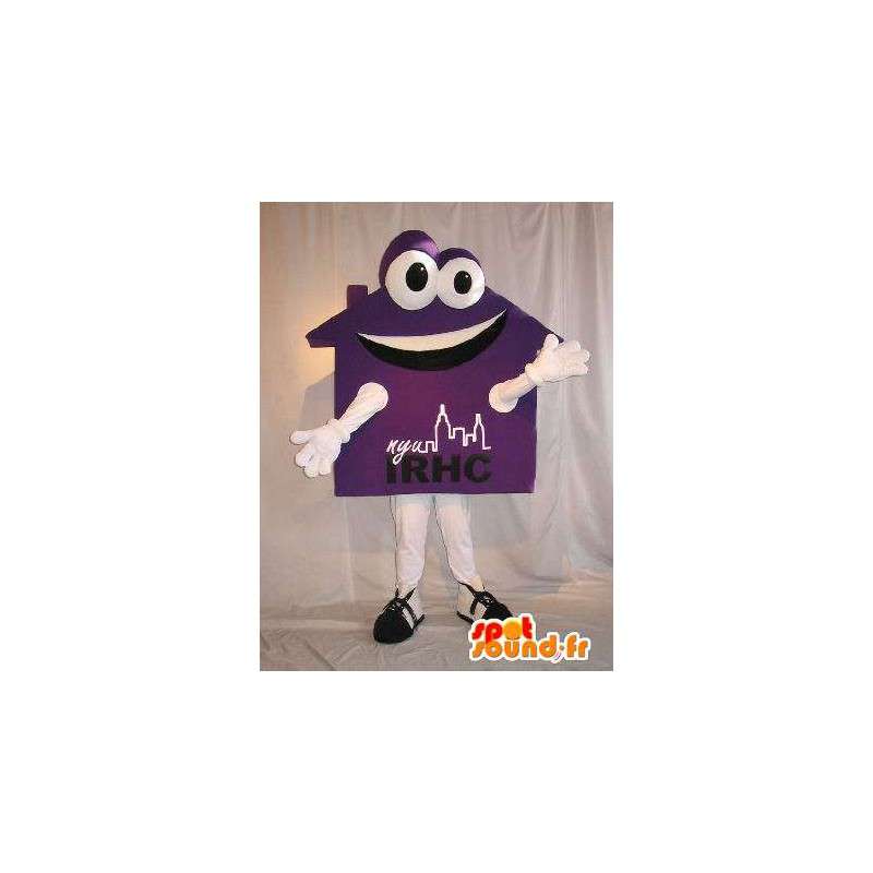 Mascot vormige huis, onroerend goed vermomming - MASFR002059 - mascottes Huis